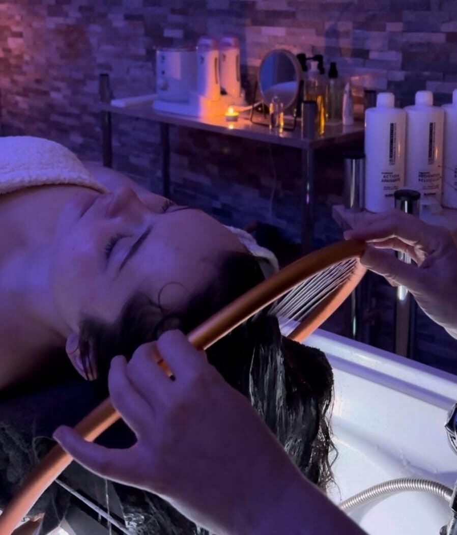 Head Spa - rituel capillaire à Délicia O'Petits Soins